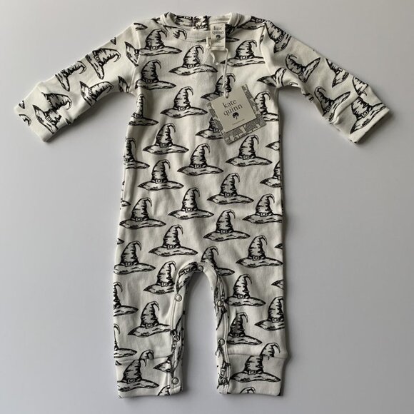 NWT Kate Quinn Organics With Hat Jumpsuit 12-18 or 18-24 Months - Picture 1 of 7
